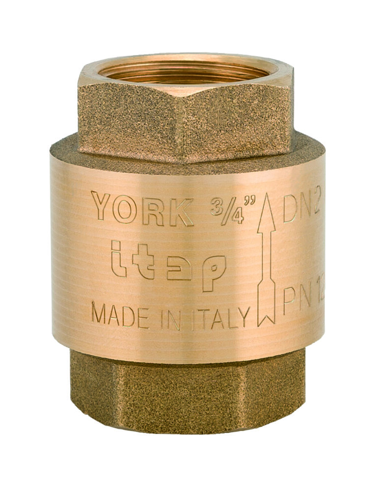 TAGASILÖÖGIKLAPP YORK 1/2" PN12 PLAST SISUGA