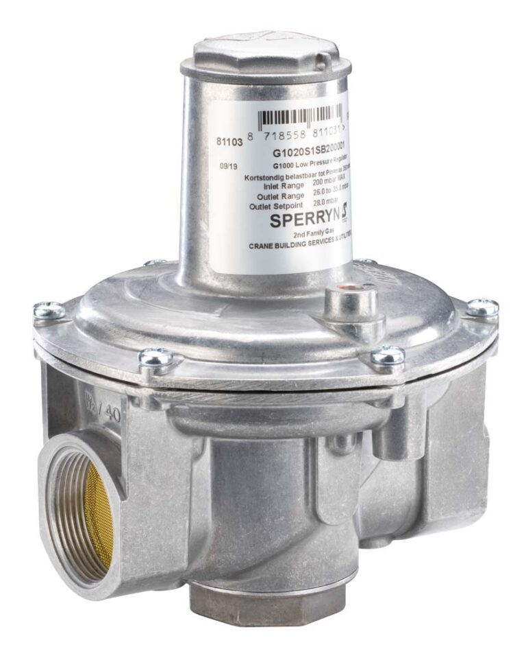 GAASI RÕHUREGULAATOR G1000, 70m3/h, 200 mbar/15-25 mbar