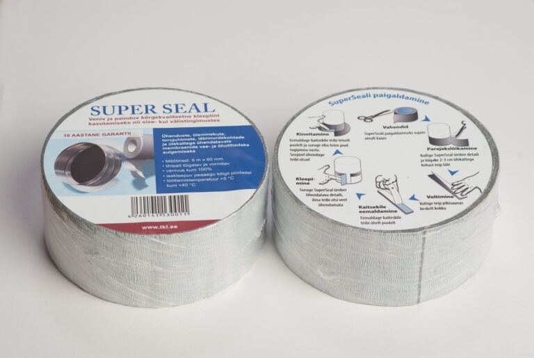 TEIP ALUMIINIUM TIHENDUS KREPP BUTÜÜL 60mmx5m SUPER SEAL UV JA VEEKINDEL