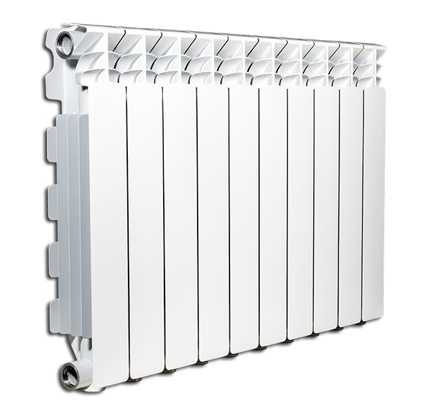 ALUMIINIUMRADIAATOR 350, 16bar, 1RIBI, 92W DESIDERYO