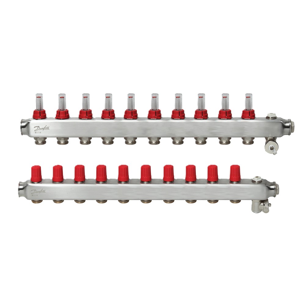 KOLLEKTORI PAAR 10, 1"-3/4" SSM ROTOMEETRIGA