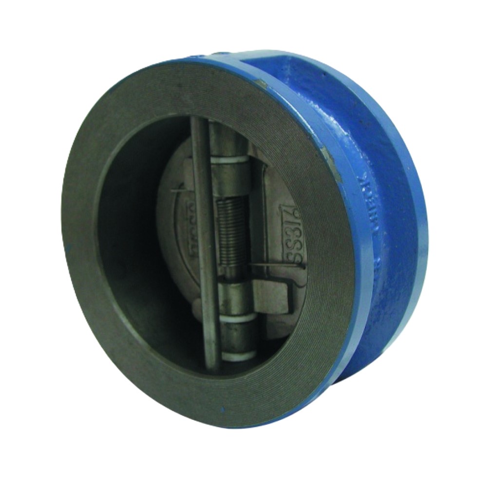 TAGASILÖÖGIKLAPP DN50 ÄÄRIK, AISI316 SININE LIBLIKAS