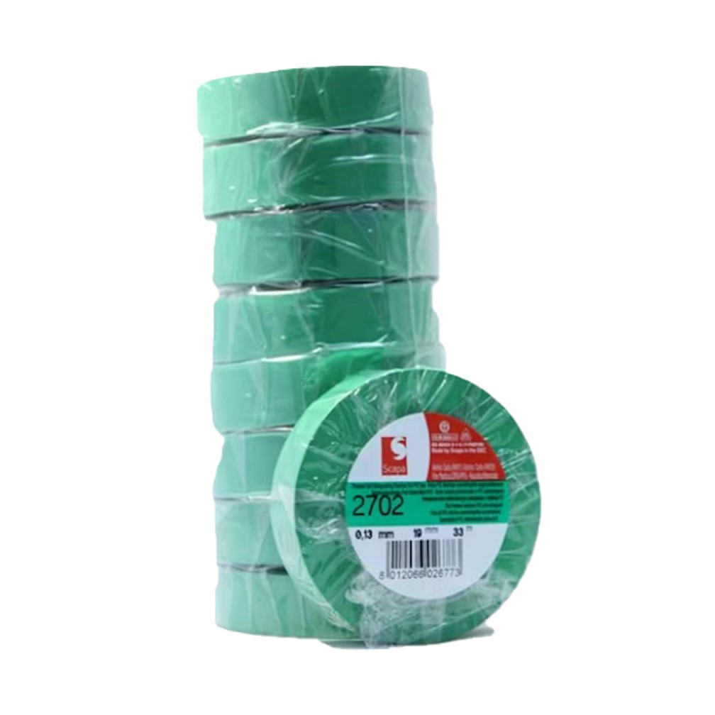 TEIP ISOLEER ROHELINE 2702, 19mmx33m ELEKTRIKULE